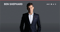 Desktop Screenshot of officialbenshephard.com