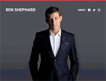 Tablet Screenshot of officialbenshephard.com